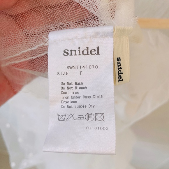 Snidel two pieces set Black stripe top - Picture 10 of 10